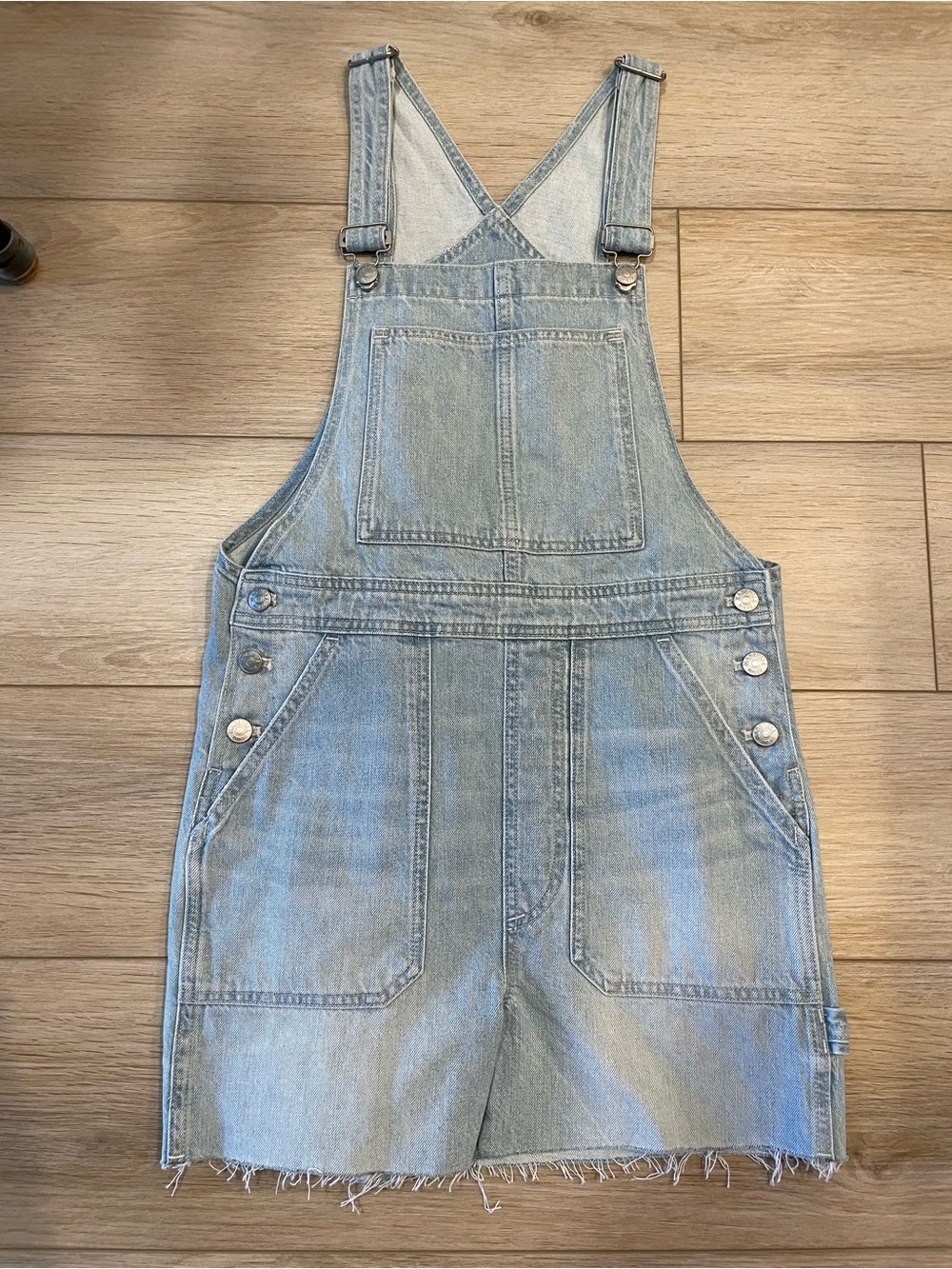 Women’s Madewell Light Blue Denim Shortalls